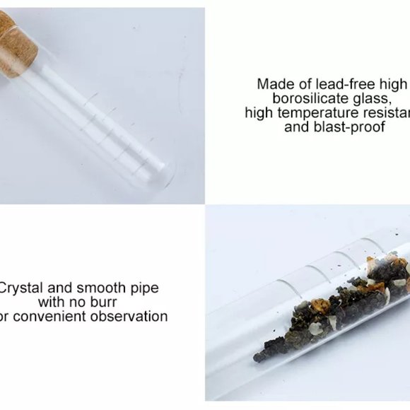 Tea Strainer Accessories Glass Test Tube Tea Strainer Glass Tube Tea Infuser - Picture 14 of 16